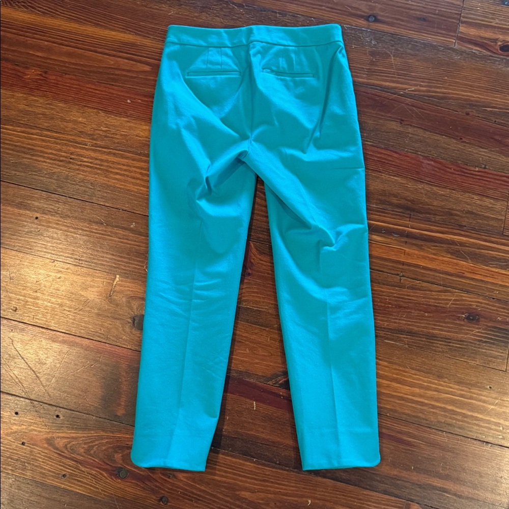 Talbots Teal Chatham Ankle Pants - Picture 3 of 4